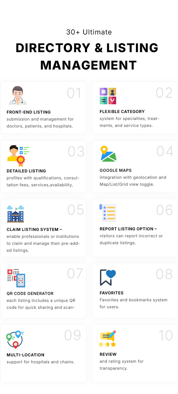 Carelyst - Medical & Doctors Directory Listing WordPress Theme - 19