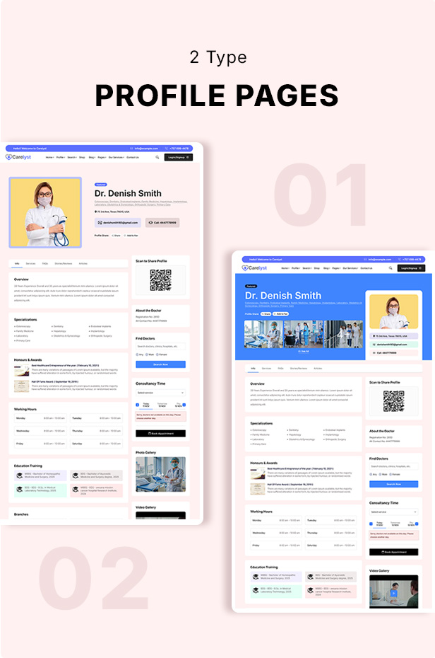 Carelyst - Medical & Doctors Directory Listing WordPress Theme - 20