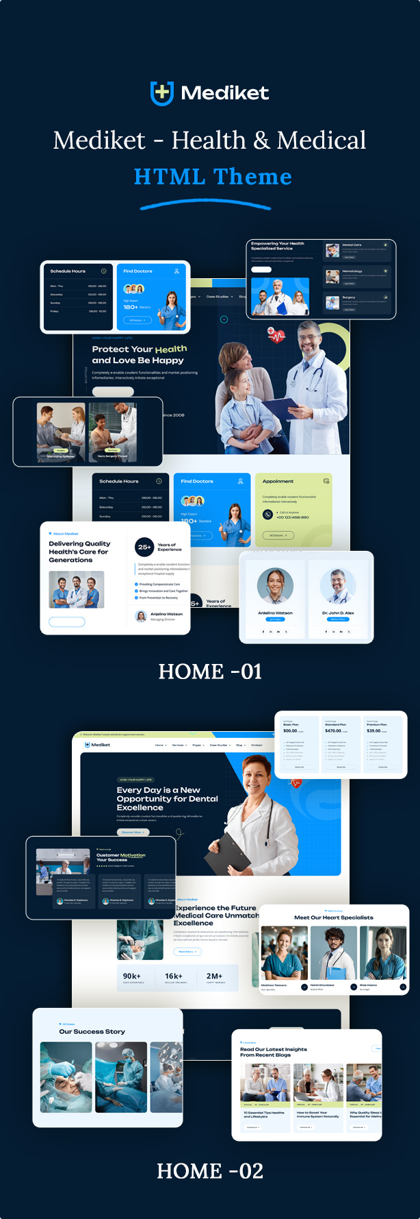Mediket - Medical, Hospital and Health HTML Template