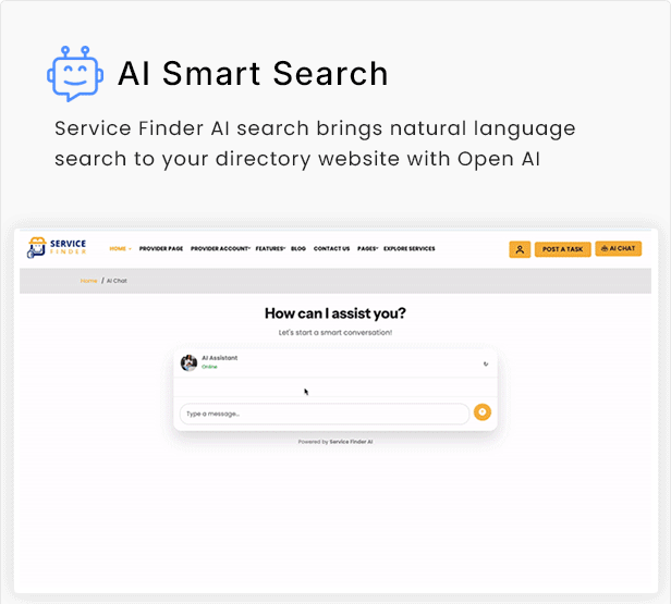 Service Finder - Directory and Job Board WordPress Theme