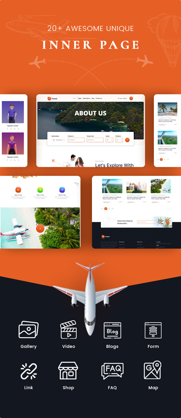 Tranel - Tour & Travel Agency HTML Template - 3