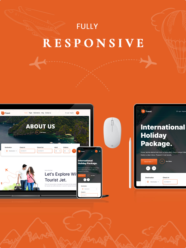 Tranel - Tour & Travel Agency WordPress Theme - 5